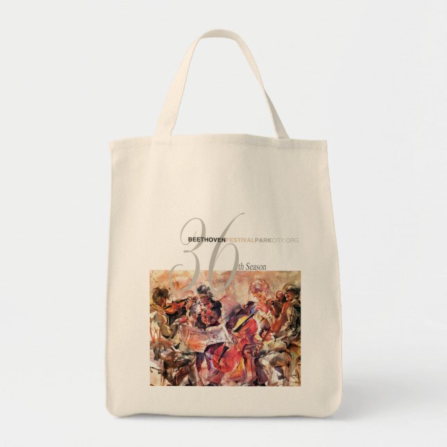 Tote Bolsa da estação do festival de Beethoven o 36th (Frente)