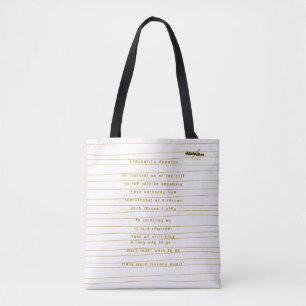 Tote Bolsa da liminalidade por Poeta Adiela Akoo