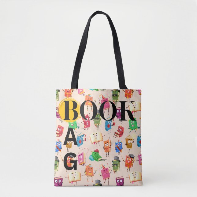 Tote Bolsa da Personalização da Bag Book (Frente)