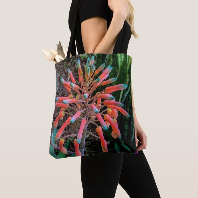 Tote Bolsa da Planta Aloe Blooming (Close Up)