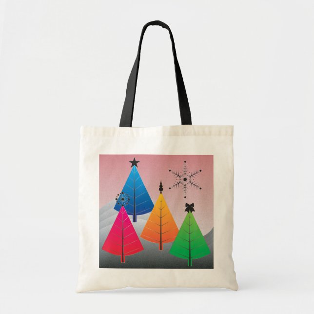 Tote Bolsa das Árvores de Natal (Frente)