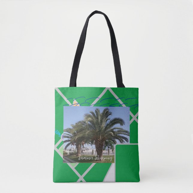 Tote Bolsa das Formas de Verão (Frente)