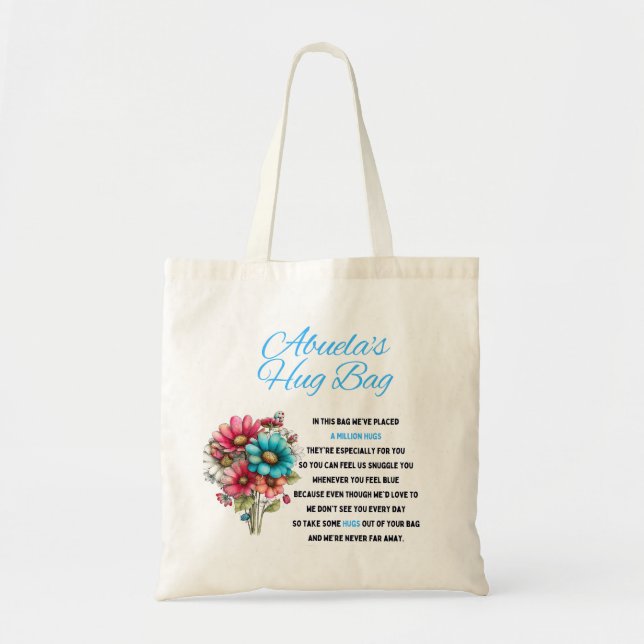 Tote Bolsa de Abraço da Vovó (Plural) (Frente)