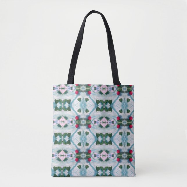 Tote Bolsa de abstrato de Natal (Frente)