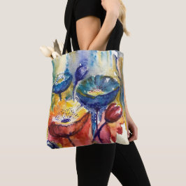 Tote Bolsa de abstrato Garden All-Over-Impressão