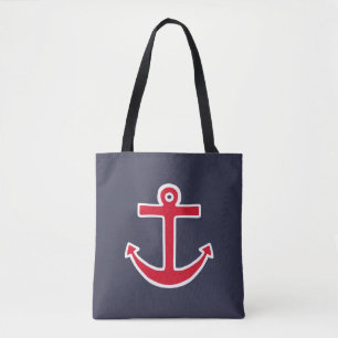 Tote Bolsa de Âncora Náutica de Presente