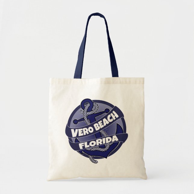 Tote Bolsa de ancoragem de Vero Beach Florida (Frente)