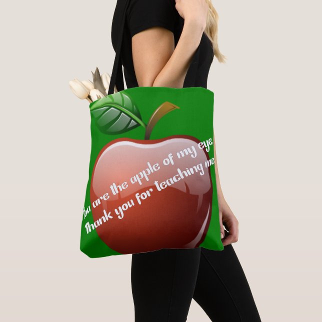 Tote Bolsa de Apreciação do Professor (Close Up)