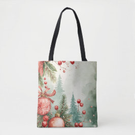 Tote Bolsa de Aquarela Festiva