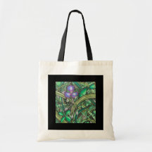 Bolsa de Arte - Arte de flor selvagem