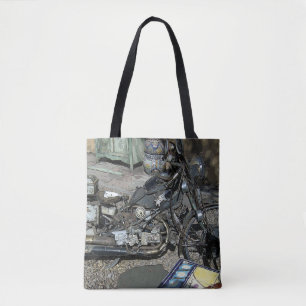 Tote Bolsa de Arte de Motocicleta