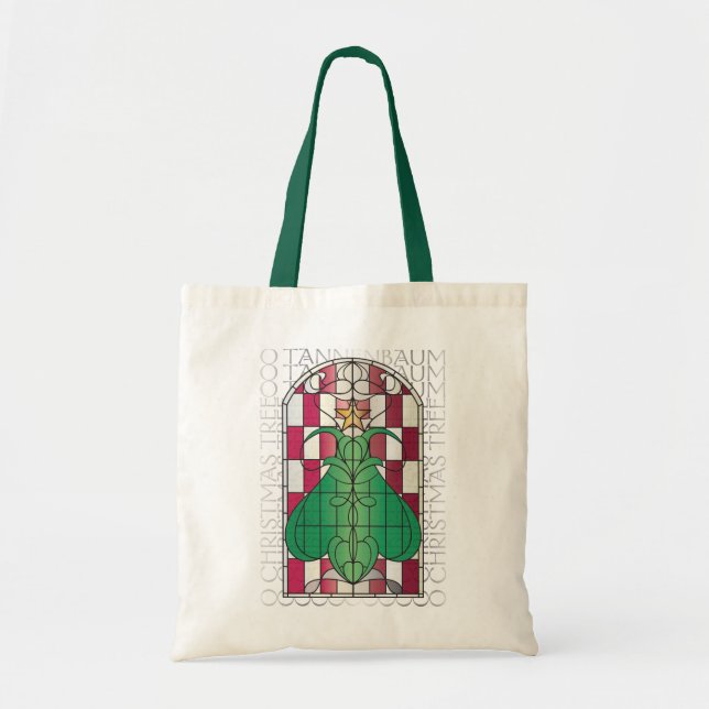 Tote Bolsa de Árvore Natal (Frente)