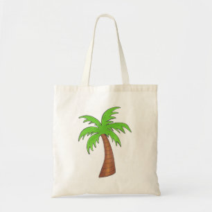 Tote Bolsa de Árvore Verde da Ilha Tropical