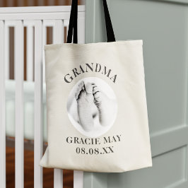 Tote Bolsa de Avó Bebê Novo Foto Avó