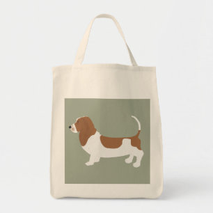 Tote Bolsa de Basset Hound Grocery