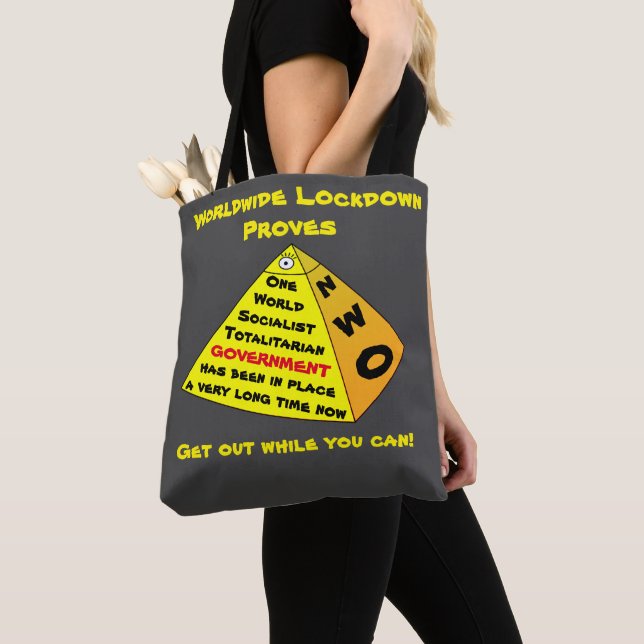Tote Bolsa de bloqueio mundial (Close Up)