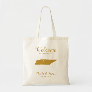 Tote Bolsa de Boas-vindas ao Casamento de Destino do Ma