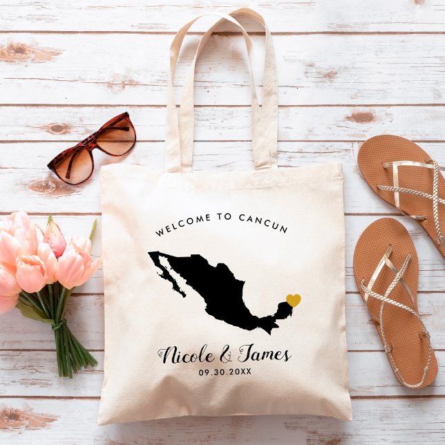 Tote Bolsa de Boas-vindas ao Casamento de Destino do Mé (Criador carregado)