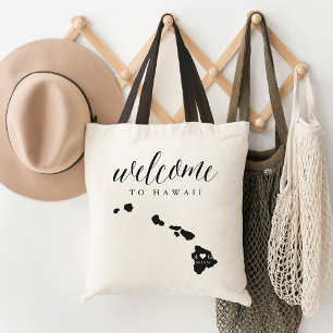 Tote Bolsa de Boas-vindas ao Casamento Silhouette do Es