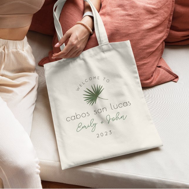 Tote bolsa de boas-vindas do casamento personalizado (Criador carregado)