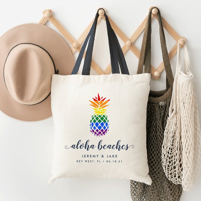 Tote Bolsa de Boas-vindas do Orgulho Pineapple (Criador carregado)