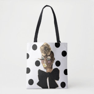 Tote Bolsa de Bolinhas Haute