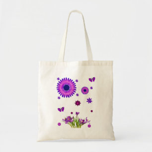 Tote Bolsa de bolsa de Orçamento Borboleta