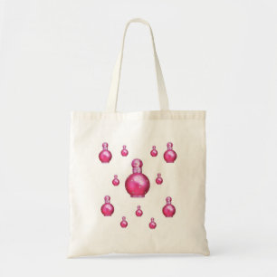 Tote Bolsa de bolsa de orçamento rosa purga