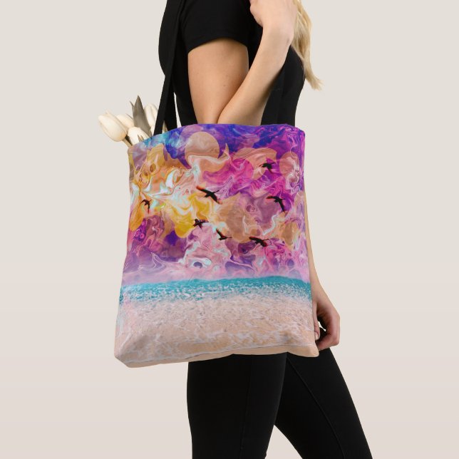Tote Bolsa de bolsa de praia de Dreamy (Close Up)