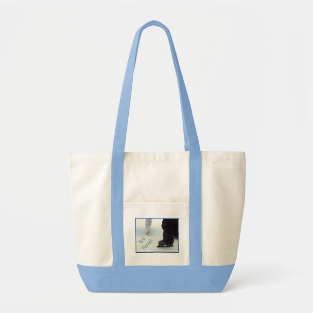 Tote bolsa de bolso de Canvas 'Tempo de gelo' (Frente)