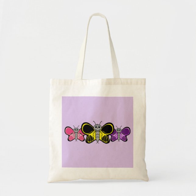 Tote Bolsa de borboleta (Frente)