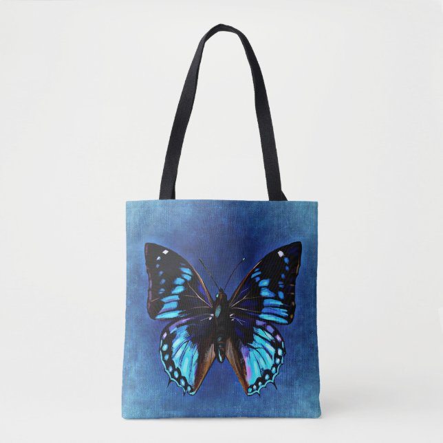 Tote Bolsa de Borboleta Azul (Frente)