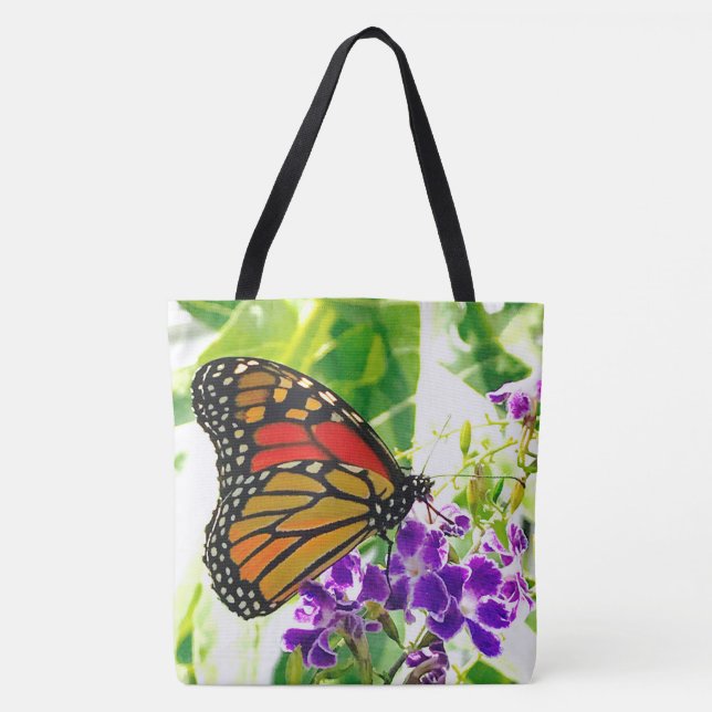 Tote Bolsa de Borboleta bonito (Frente)