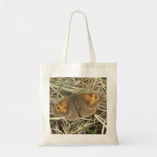 Tote Bolsa de Borboleta Marrom-prateada fêmea