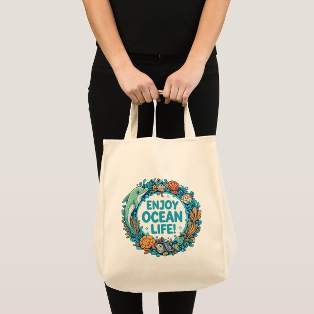Tote Bolsa de Brinquedos de Beterraba Oceânica: Compre  (Frente (produto))