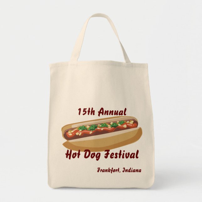 Tote Bolsa de Cachorro Quente (Frente)