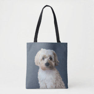 Tote Bolsa de cachorro Shorkie retrato animal de estima