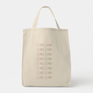 Tote Bolsa de café ou bolsa de compras