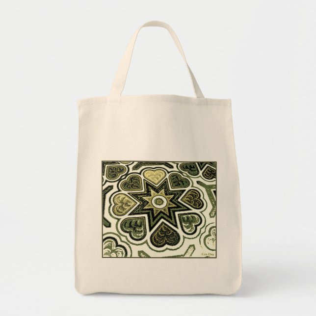 Tote Bolsa de Canvas de Oliveira (Frente)