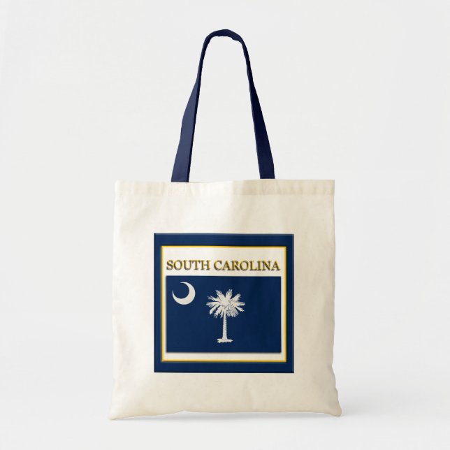 Tote Bolsa de canvas Design de Orçamento do Estado da C (Frente)