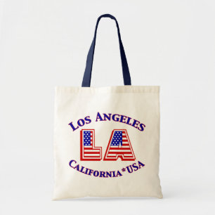 Tote Bolsa de Canvas Patriótica de Los Angeles USA