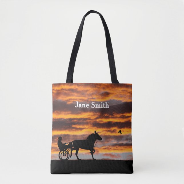 Tote Bolsa de Cavalo de Trote Standard (Frente)