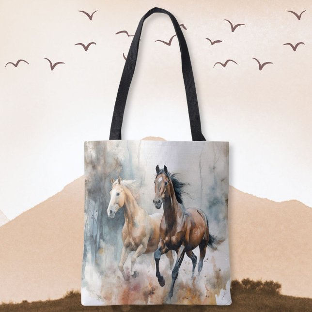 Tote Bolsa de Cavalo Selvagem Ocidental (Criador carregado)