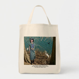 Tote Bolsa de Cena de Pássaro