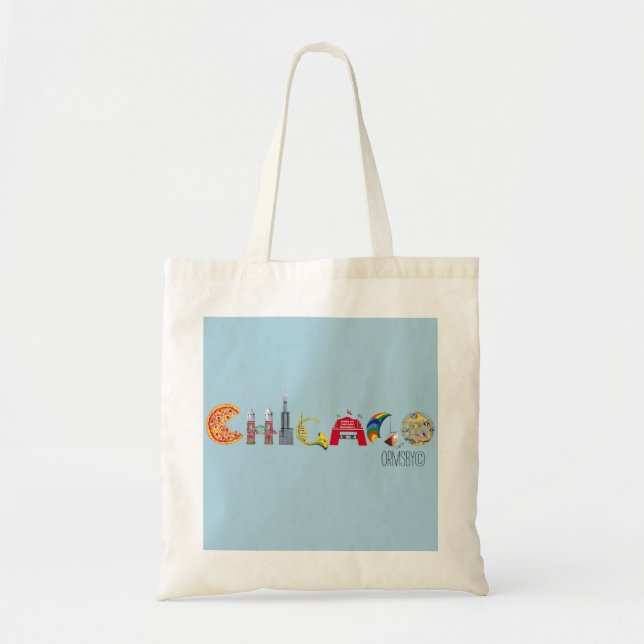 Tote Bolsa de Chicago (Frente)