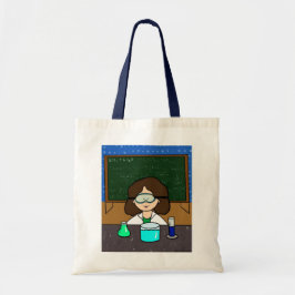 Tote Bolsa de Cientista Mulher