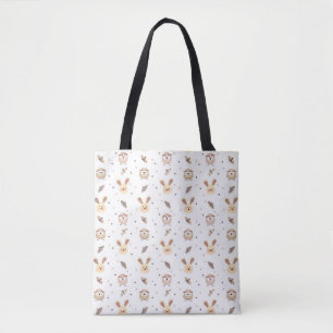 Tote Bolsa de Coelhos, Corujas e Mariposas Fofos