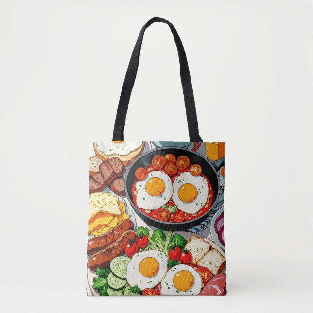 Tote Bolsa de comida de anime (Frente)