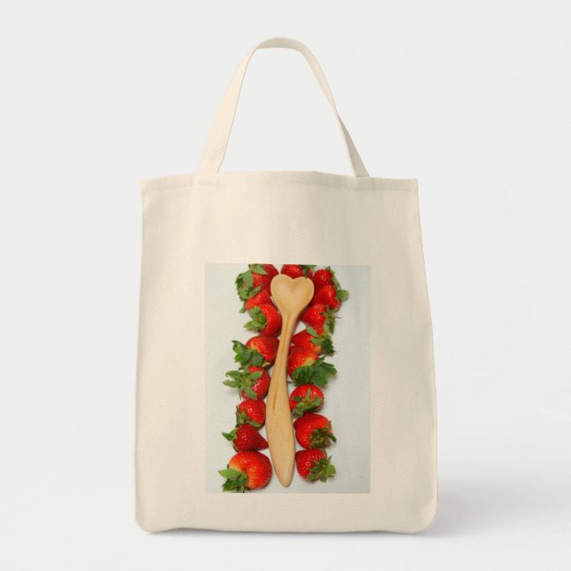Tote Bolsa de compra Adorável e Spoonful (Frente)