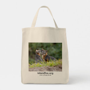 Tote Bolsa de compra de Bolsa de algodão da Ilha Fox co